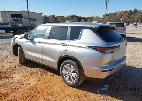 2025 Mitsubishi Outlander Es 2.5 S-Awc из США, поврежденный, VIN JA4J4UA8XSZ052443